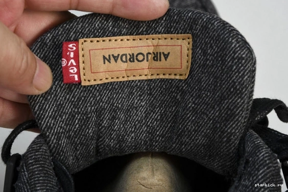 Jordan AO2571-001 4 Retro AO2571-001 Levis  - Denim Levis Air Black NRG 0804